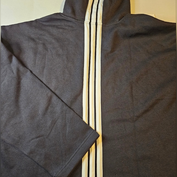 Adidas Women's Fleece 3Stripe Hoodie Large NWT - Picture 6 of 7